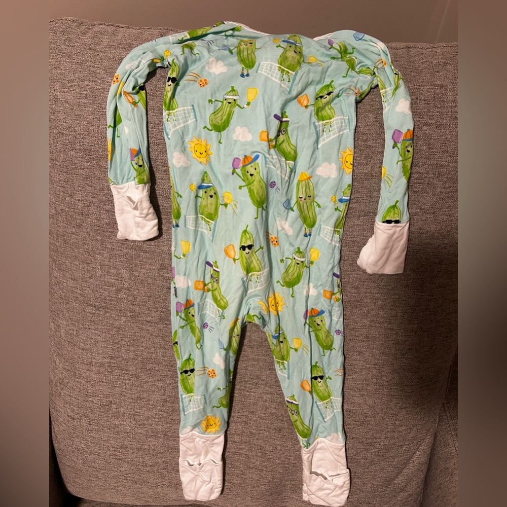 Little Sleepies Pickle Party 6-12 months - Picture 2 of 3